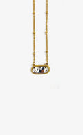 Cowhide necklace