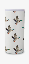 White Mallard Slim Can Koozie