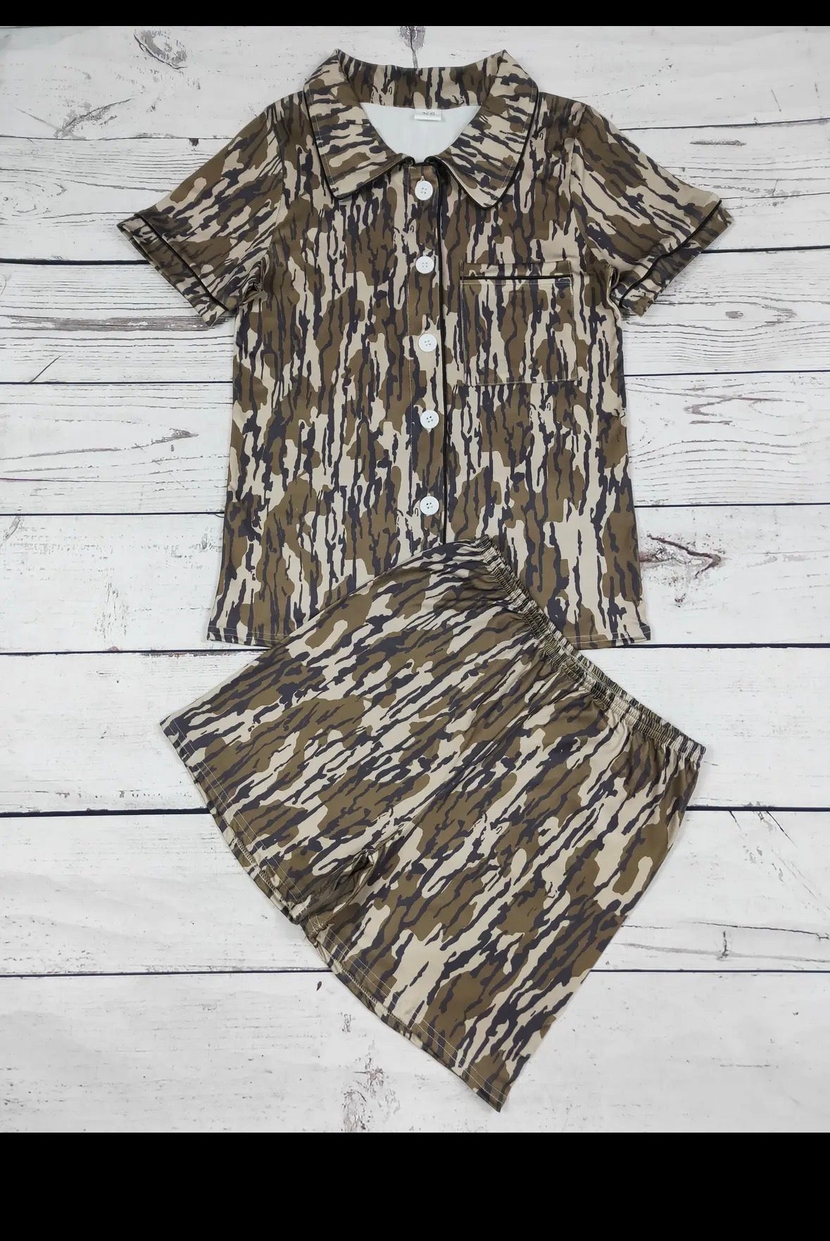 Bottomland Camo pj set