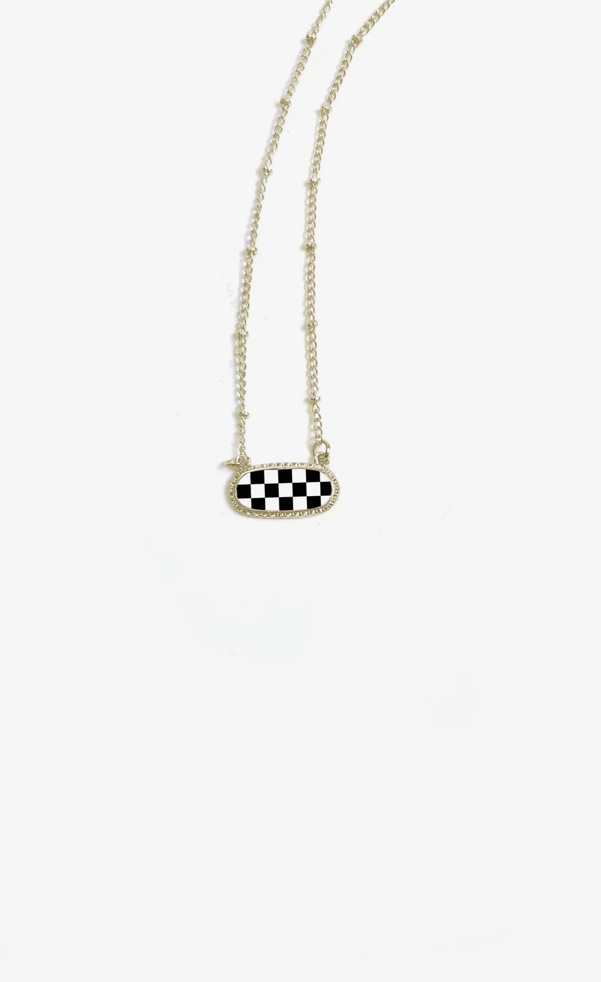 Checkered necklace