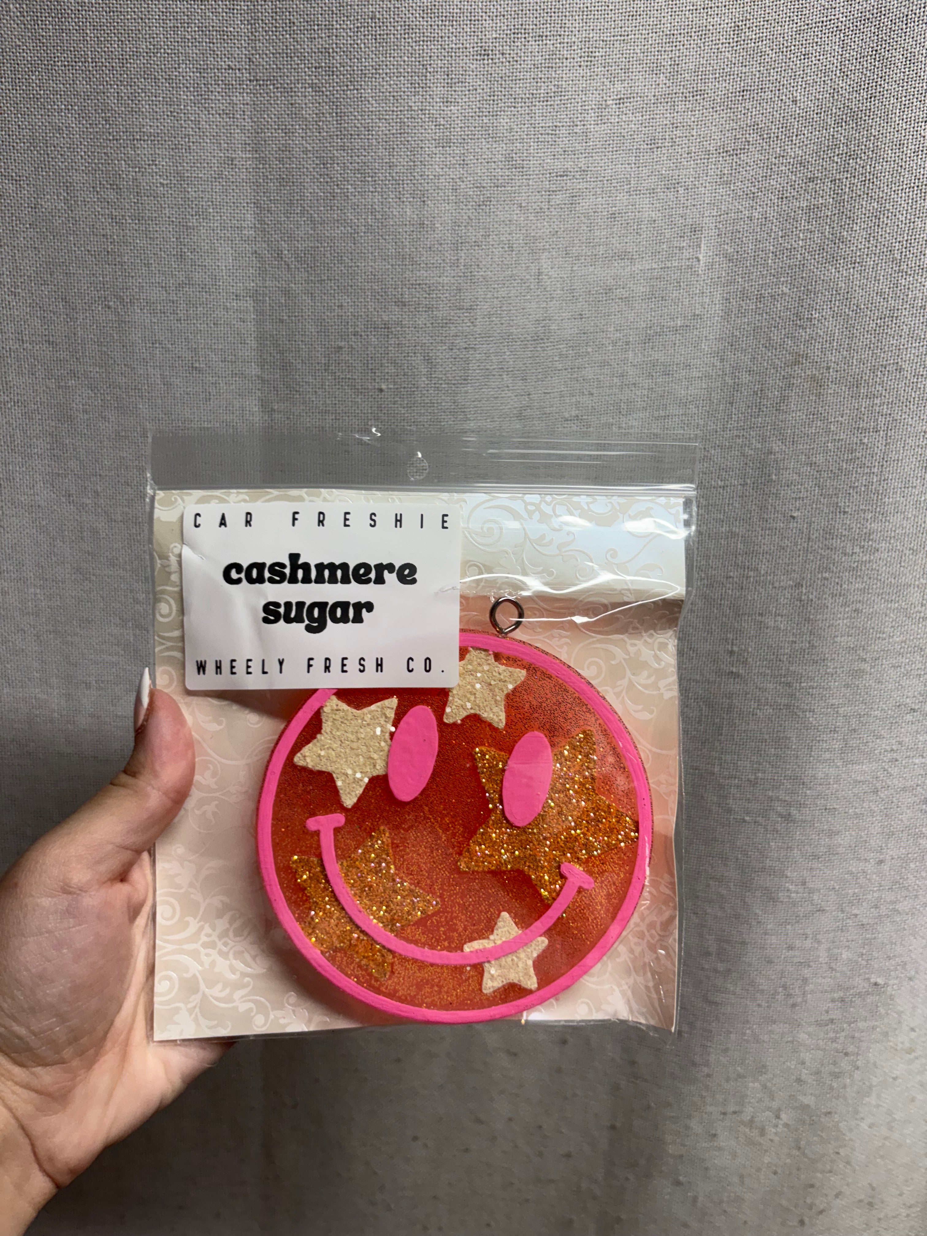 Pink Smiley Freshie