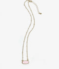 Pink striped necklace