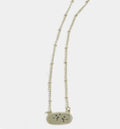 Green mallard necklace