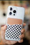 Checkered card holder