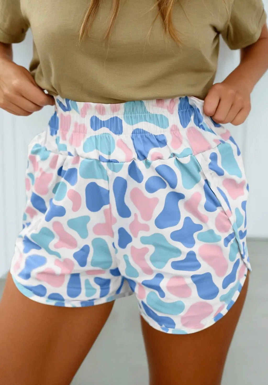 Pink Camo Shorts