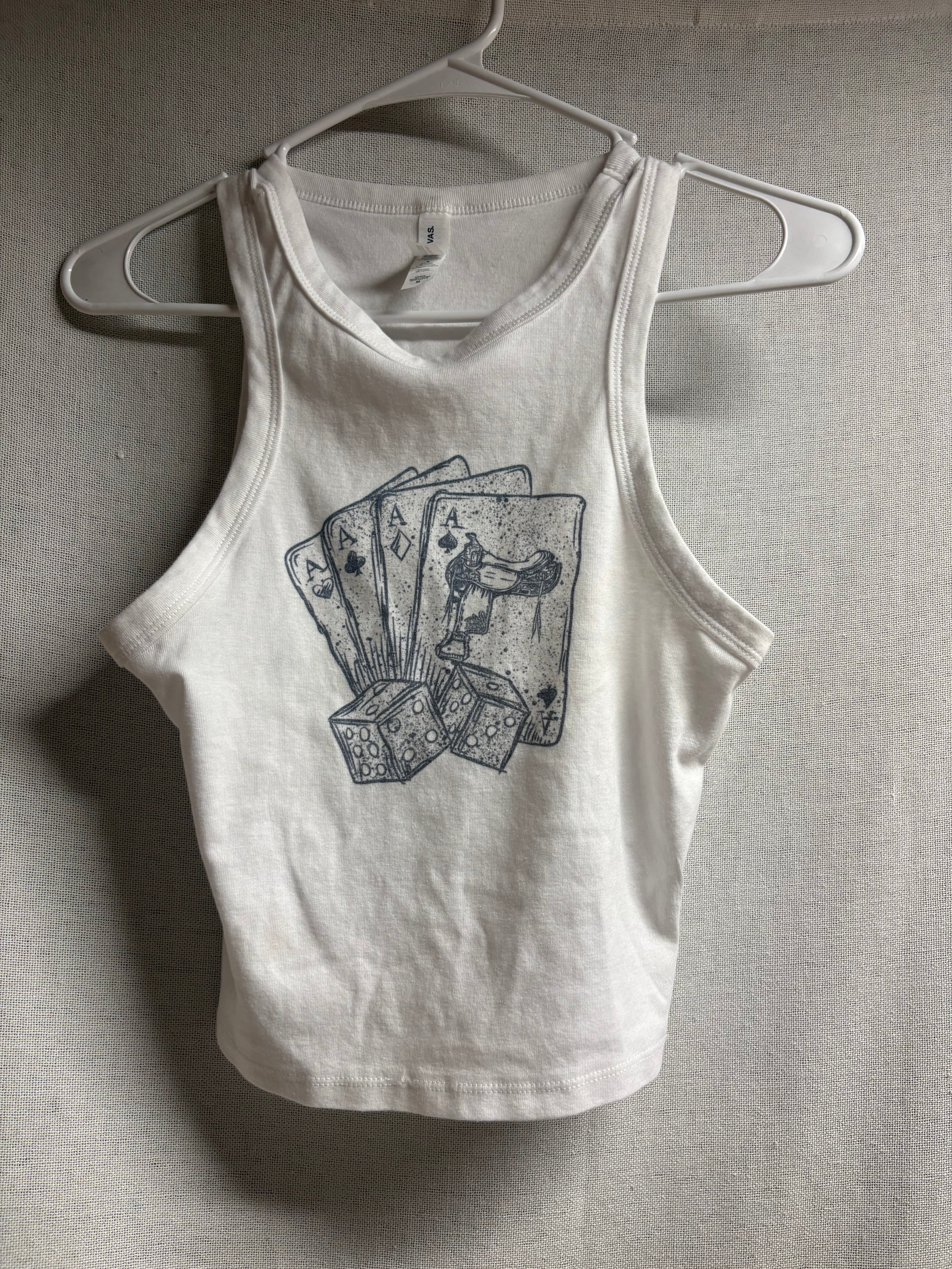 Playing cards tank top